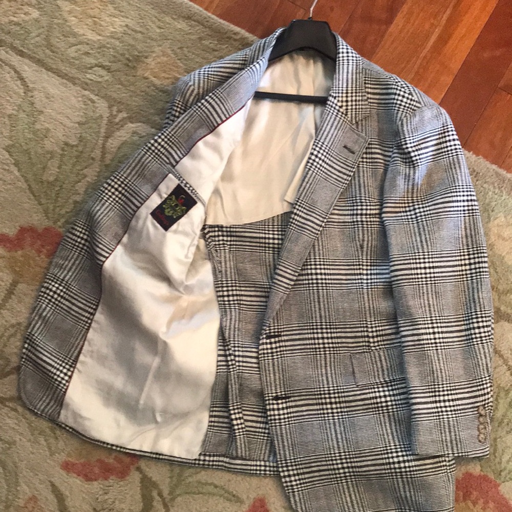 Guffeys houndstooth men’s jacket, 42R